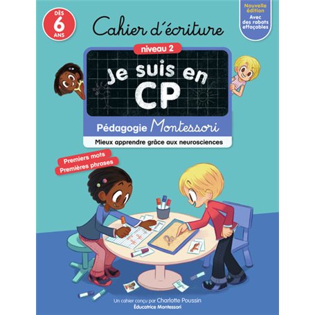 Je suis en CP - Cahier d'écriture - Niveau 2