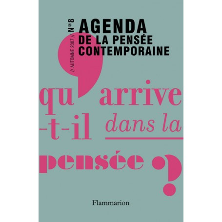 Agenda de la pensée contemporaine