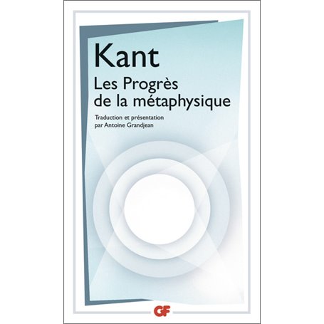 Les Progrès de la métaphysique