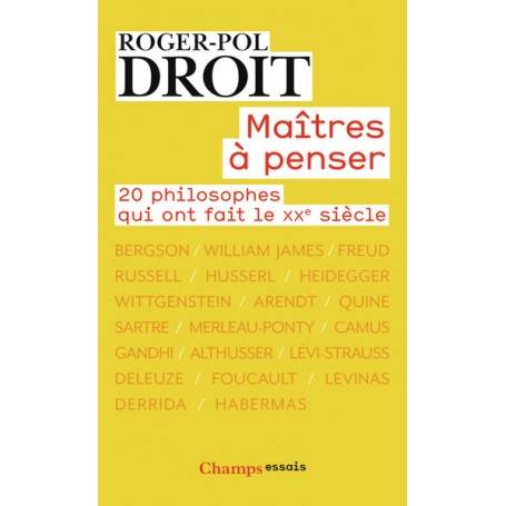 Maîtres à penser