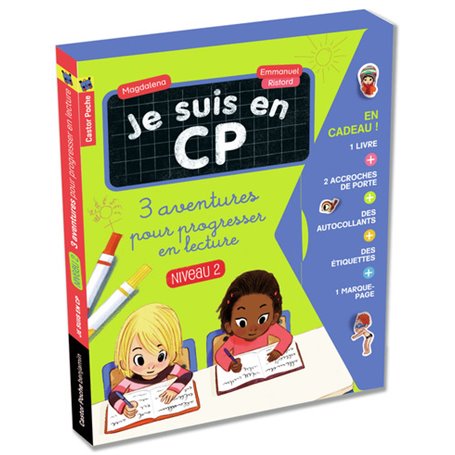 Je suis en CP - Coffret niveau 2 : 3 aventures pour progresser en lecture