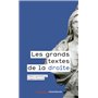 Les grands textes de la droite