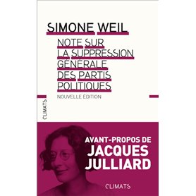 Note sur la suppression générale des partis politiques