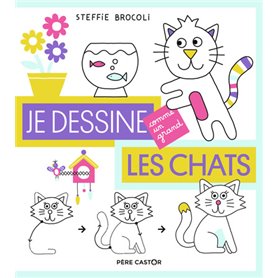 Je dessine comme un grand - Les chats