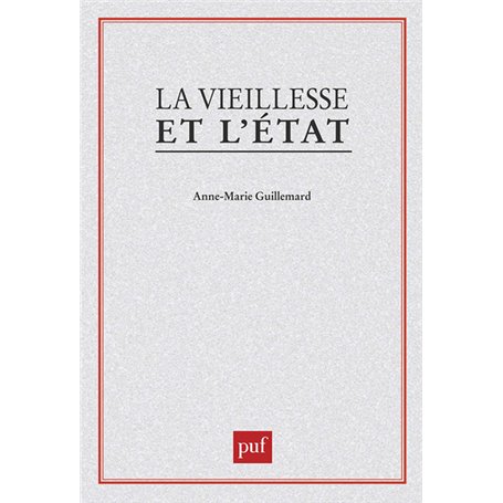 La vieillesse et l'etat