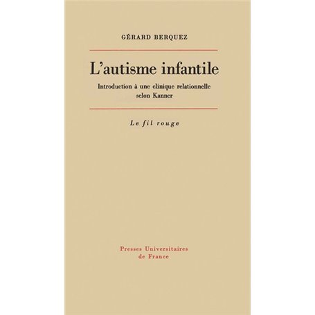 L'autisme infantile