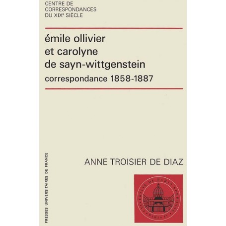 Émile Ollivier et Carolyne de Sayn-Wittgenstein