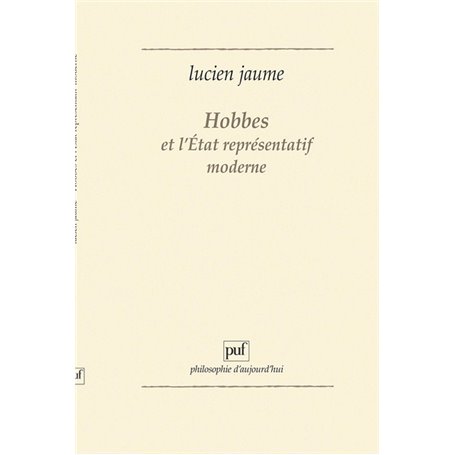 Hobbes et l'État représentatif moderne