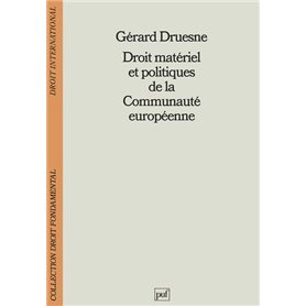 Droit de l'Union européenne et politiques communautaires