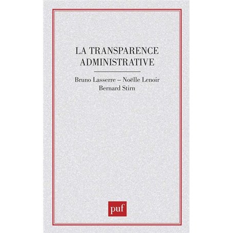 La transparence administrative