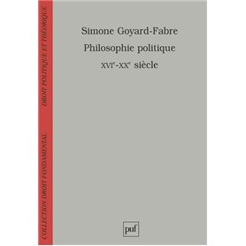 Philosophie politique (XVIe-XXe siècle)