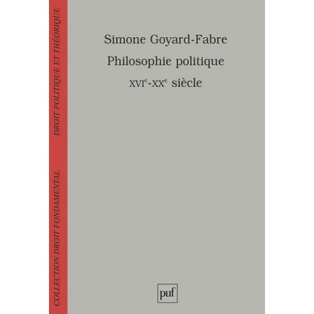 Philosophie politique (XVIe-XXe siècle)