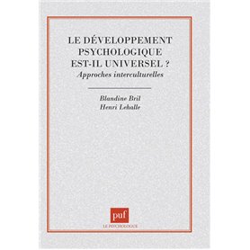 Le développement psychologique est-il universel ?