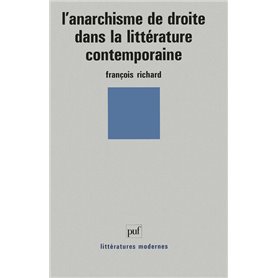 L'anarchisme de droite dans la littérature contemporaine