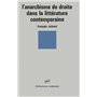 L'anarchisme de droite dans la littérature contemporaine