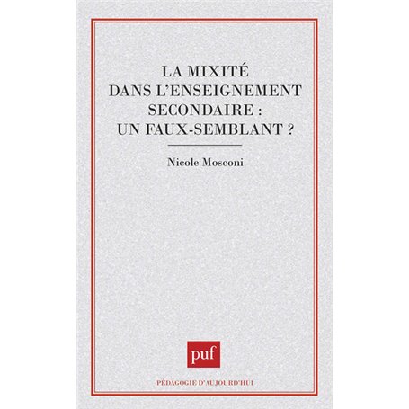 Mixité dans enseignement secondaire