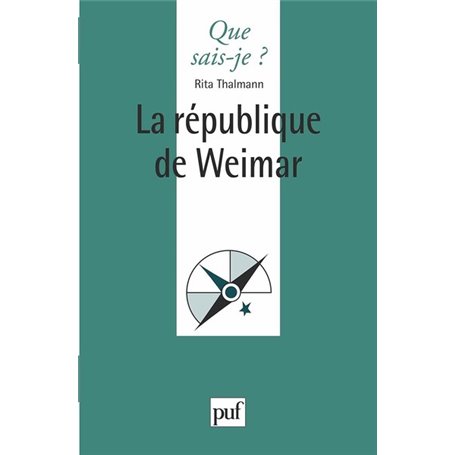 La république de Weimar