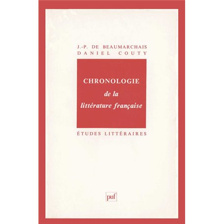 Chronologie de la littérature française