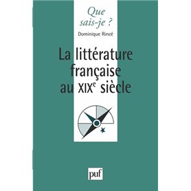 La littérature française du XIXe siècle