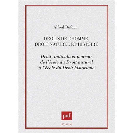 Droits de l'homme, droit naturel et histoire