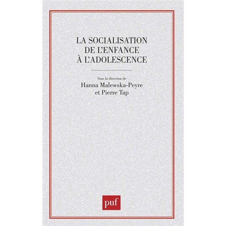 La socialisation de l'enfance à l'adolescence