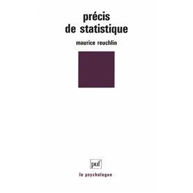 Précis de statistique. Présentation notionnelle