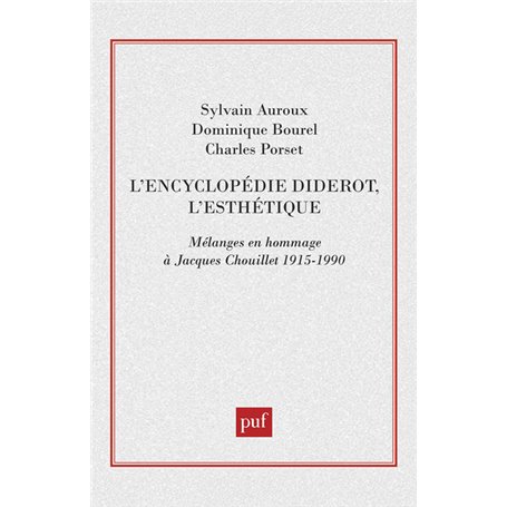 L'encyclopédie Diderot, l'esthétique