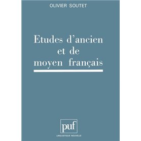 Études d'ancien et de moyen français