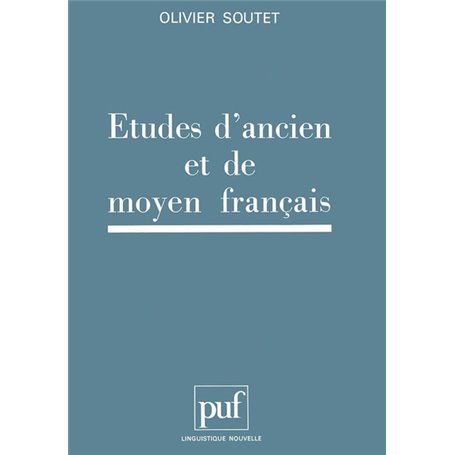 Études d'ancien et de moyen français