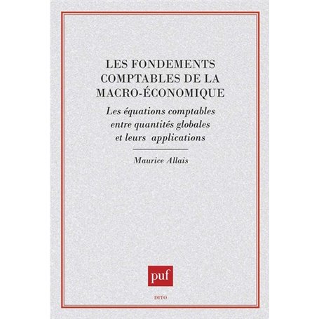 Les fondements comptables de la macro-économique