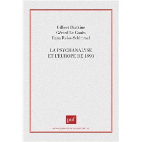 La psychanalyse et l'Europe de 1993