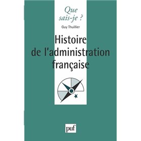 Histoire de l'administration française