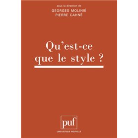 Qu'est-ce que le style ?