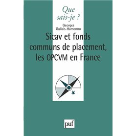 Les Sicav et fonds communs de placement