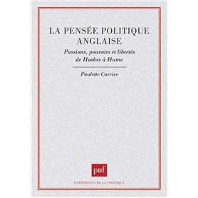 La pensée politique anglaise