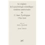 Les origines de la psychologie scientifique