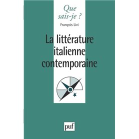 La littérature italienne contemporaine