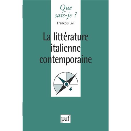 La littérature italienne contemporaine