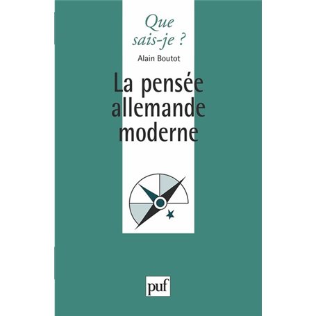 La pensée allemande moderne