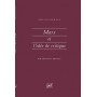 Marx et l'idée de critique