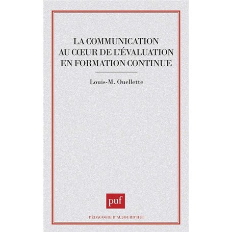 La communication au coeur de l'évaluation en formation continue