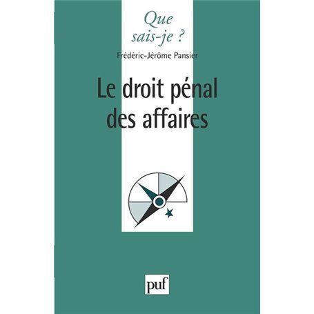 Le droit pénal des affaires