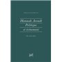 Hannah Arendt. politique et evenement