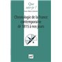 Chronologie de la France contemporaine de 1815 à nos jours