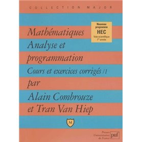 Mathématiques. Analyse et programmation