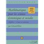 Mathématiques pour les sciences économiques et sociales. Cours et exercices. Algèbre 1