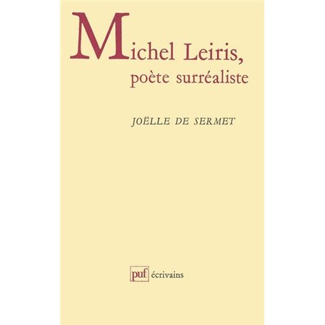 Michel Leiris, poète surréaliste