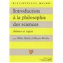 Introduction à la philosophie des sciences