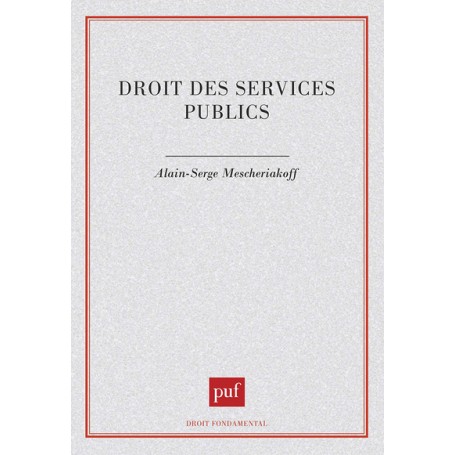 Droit des services publics