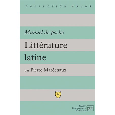 Littérature latine. Manuel de poche